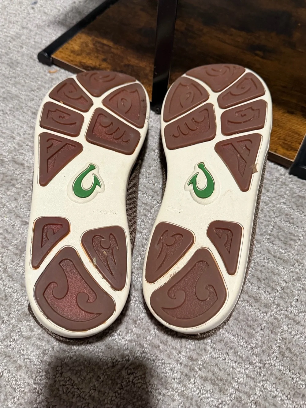 OluKai Men's Nohea‎ Mesh Slip-On Shoes in Mustang
